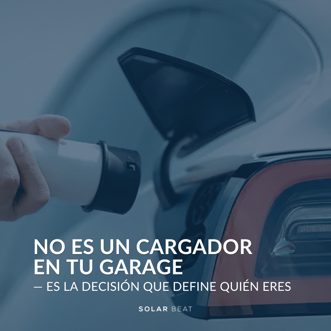 No es un cargador en tu garage es la decisión que define quién eres
