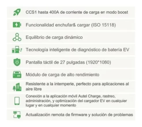 Estación De Carga Para Vehículos Eléctricos Manguera Doble - Image 4