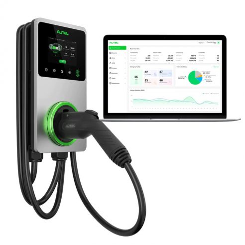 Estación De Carga Para Vehículos Eléctricos Nivel 2 Comercial 12kW - Image 2